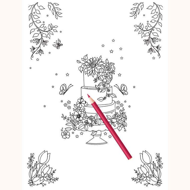 An Enchanted Garden Coloring Book for Adults Sample Pages